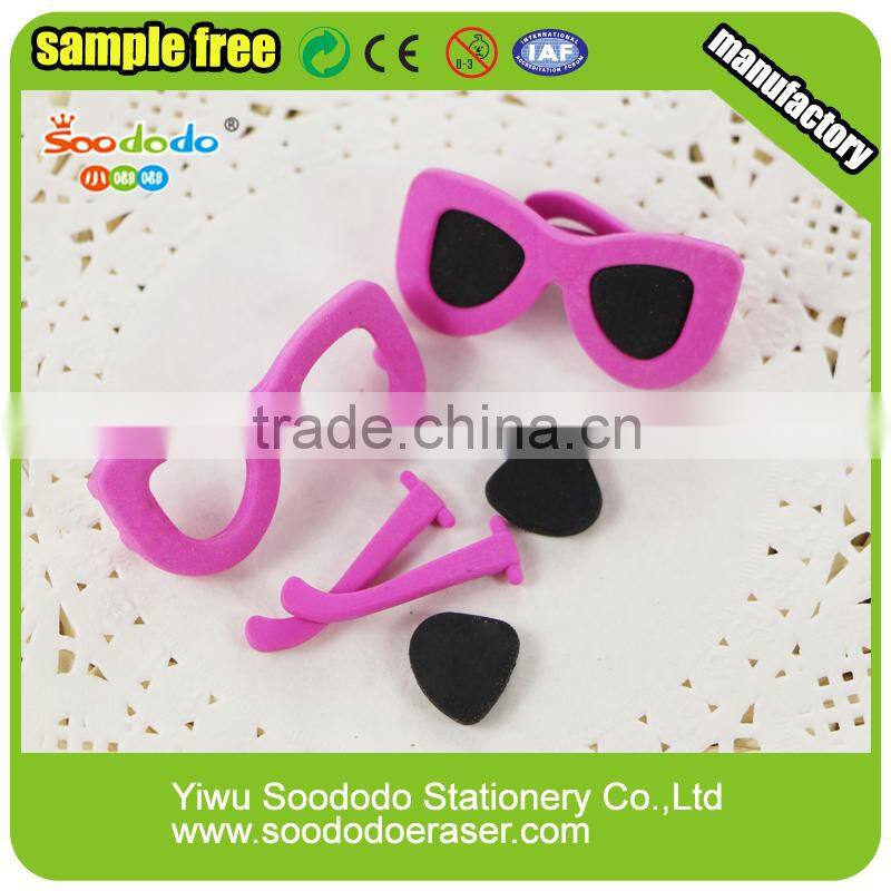 Kawaii food shaped erasers