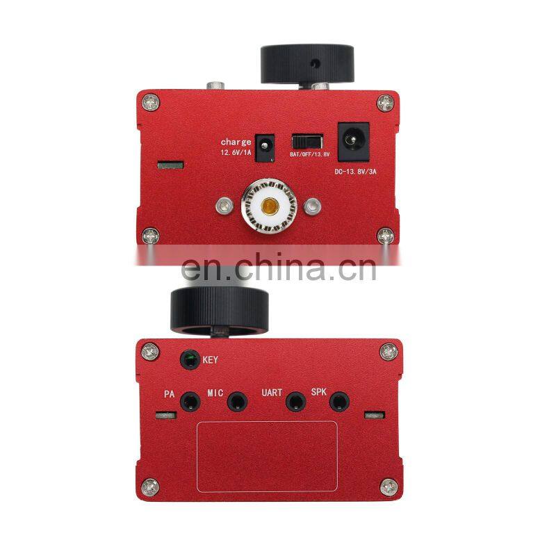 USDX USDR HF QRP SDR Transceiver SSB/CW Transceiver 8-Band 5W DSP SDR Black Shell With Mic