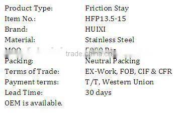 HFP13.5-15 high quality window friction stay hinge
