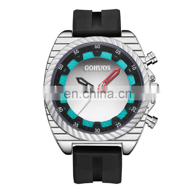Gohuos UV2008 Reloj Hombr Mens Wrist Watches Analog Water Proof Luxury Watches for Men