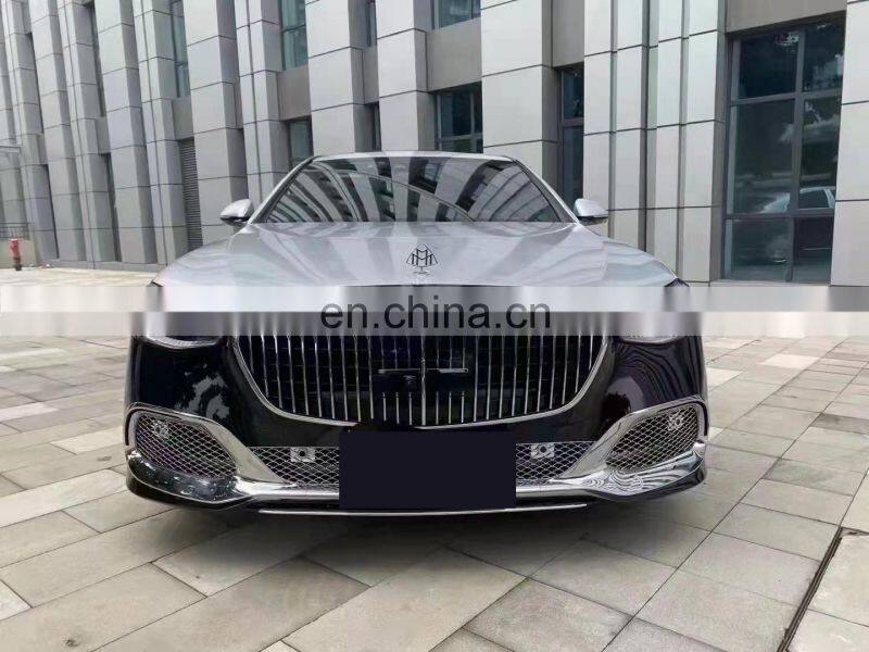 Runde New Arrival For 2021-2022 Mercedes-Benz S-Class W223 Upgrade Maybach Style Body Kit Front Bumper Grille Rear Bumper