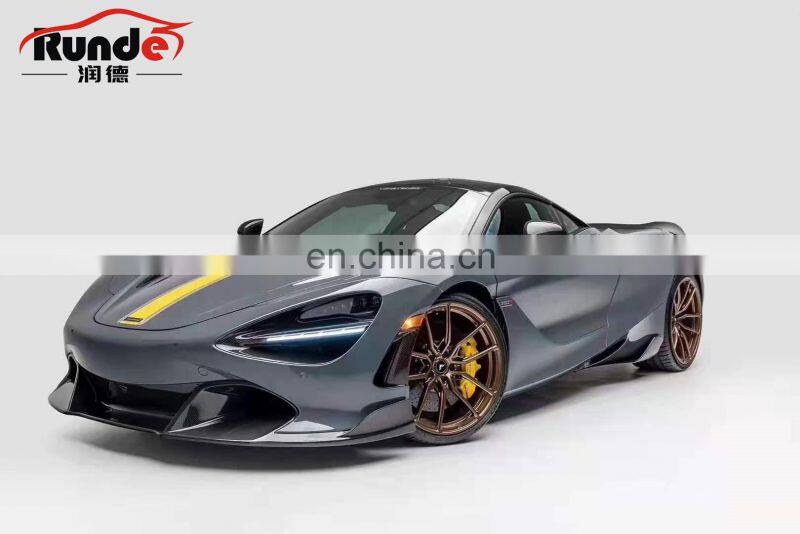 Runde Car Modification Original Car 1:1 Customization Mansori Style Carbon Fiber Rear Spoiler Rear Wing For Mclaren 720S