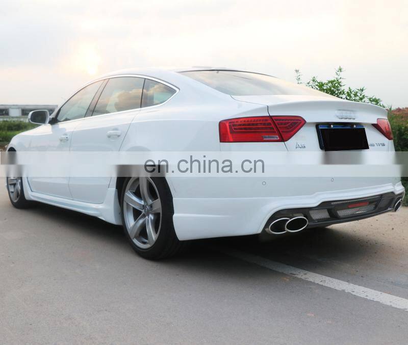 Runde ABS Material Old Audi A5 Four Door Modified Small Bodykit A5 Two Door Front Rear Lip Side Skirt For 2013-2016 Audi A5 bodykit