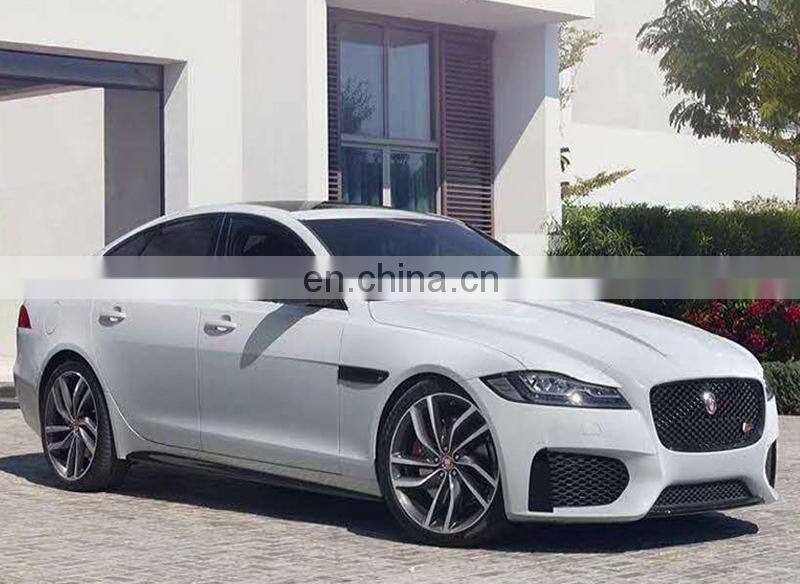 Runde Car Modification PP Material R-SPORT Style Body Kit For 2016-2020 Jaguar XF XFL Front Bumper Grille Rear Lip Exhaust