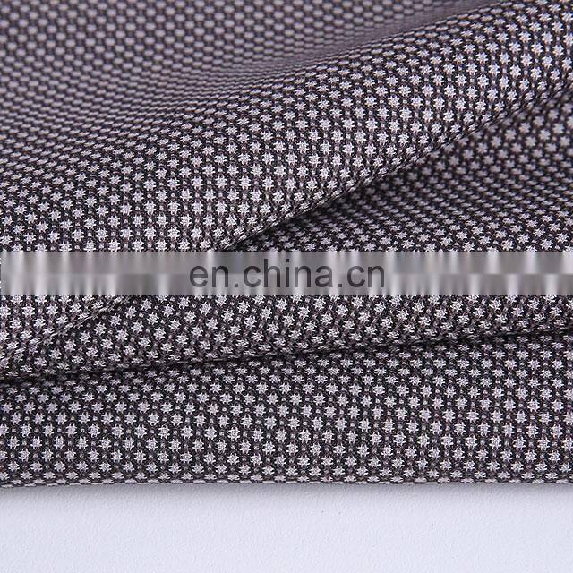 wrinkle resistant 100% cotton jacquard woven yarn dyed fabric dobby pattern suit outwear coat fabric