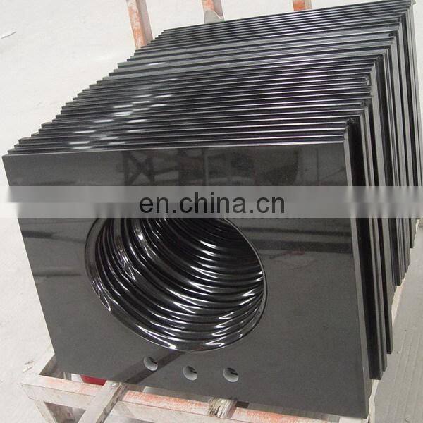 Hot selling zimbabwe black granite floor tiles black gold granite