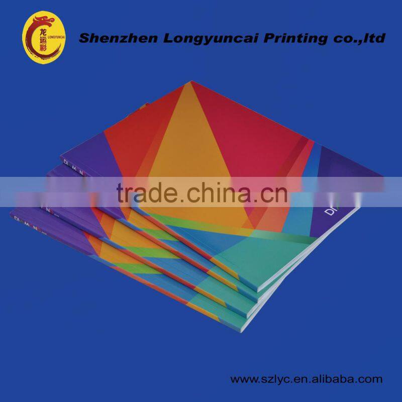 shenzhen factory special nature paper sewed stitching binding printing book