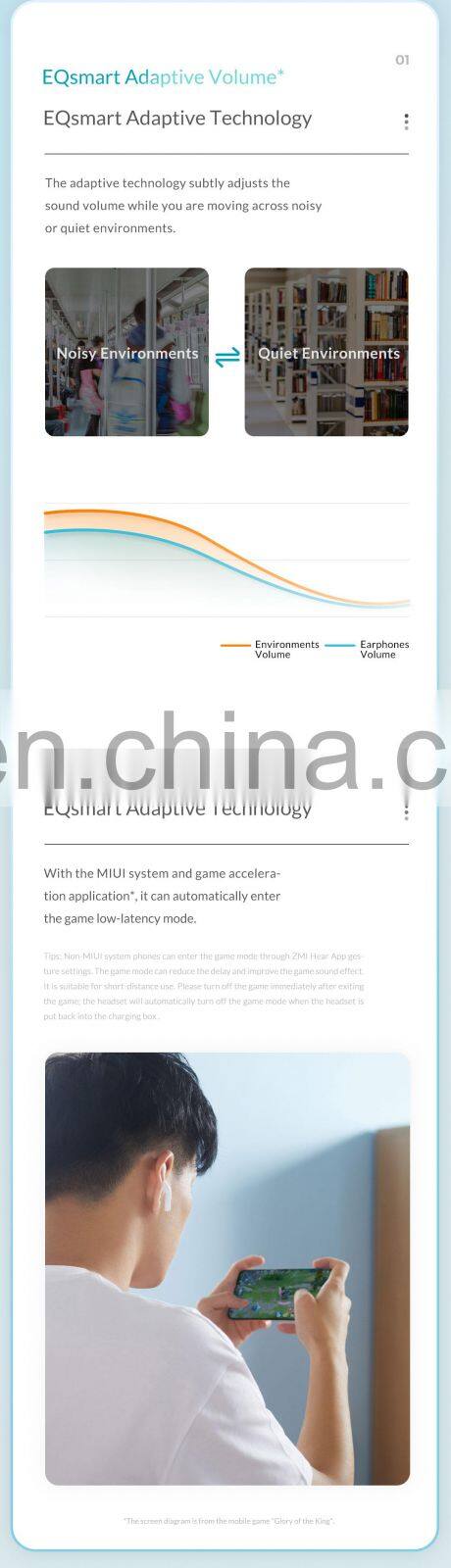 Mi Mijia PurPods True Wireless Earphones TWS Charge for 5 min Listen for 2 HRS