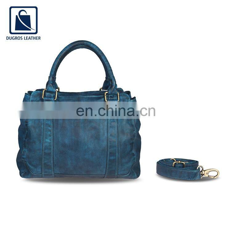 High Quality Trendy Genuine Leather Lady Hand Bag