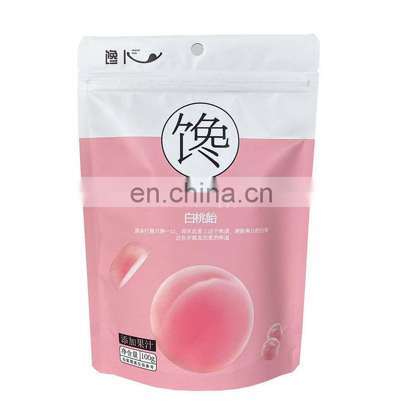 Wholesale customized plastic Food grade snack packaging with zipper