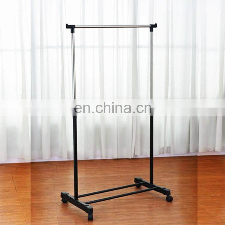 Not occupying space dormitory balcony hanger household horizontal bar stainless steel hanger