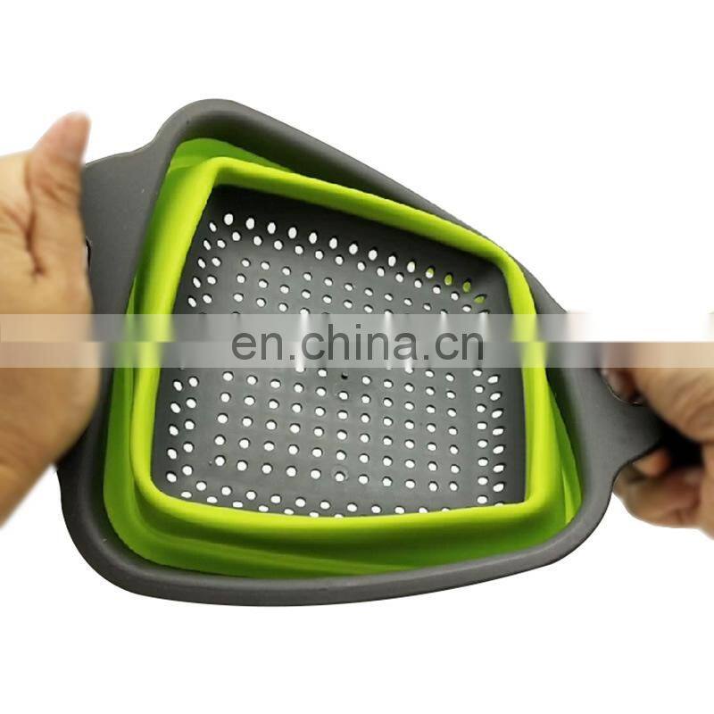 Foldable Fruit Vegetable Washing Basket Strainer
