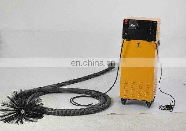 15m steel rotary shaft 80-800mm nylon brush air conditioner duct cleaning