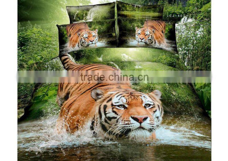 Digital printing cotton silk polyester fabric