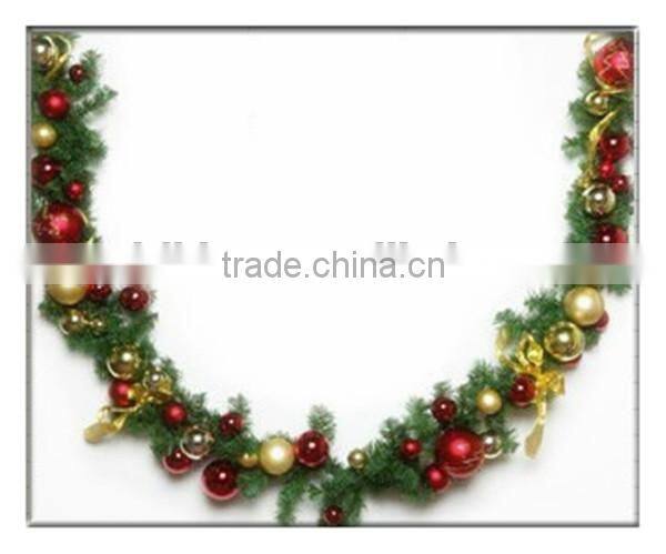 Plastic Christmas Ball Garland,Plastic Christmas Balls With Opening,Custom clear plastic christmas pvc garland