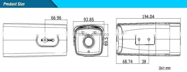 SONY IMX322 1080P 2MP 4pcs array leds IP Camera ONVIF Waterproof Outdoor IR CUT Night Vision P2P Plug and Play free shipping