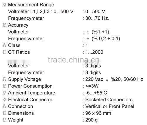 KMV 01U voltage frequency true RMS digital multimeter