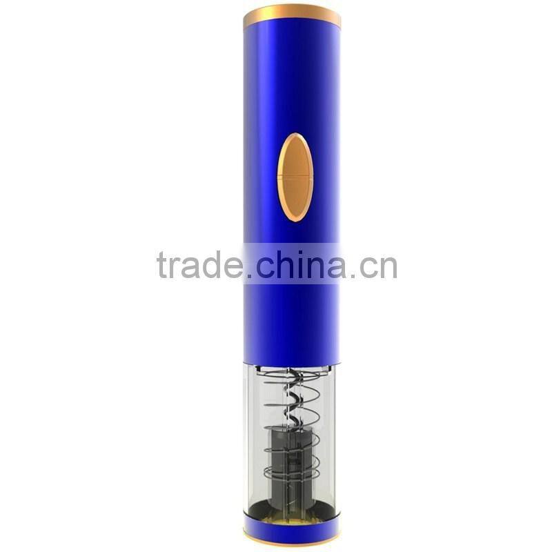 Superior quality Aluminum electric battery operated wine bottle opener corkscrew,satin finish and Sandblasting surface