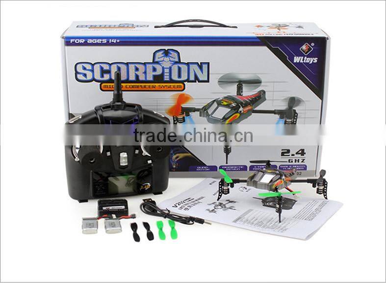 China Manufacture WL V202 2.4G 4 CH 6 axis UFO RC Helicopter with gyro