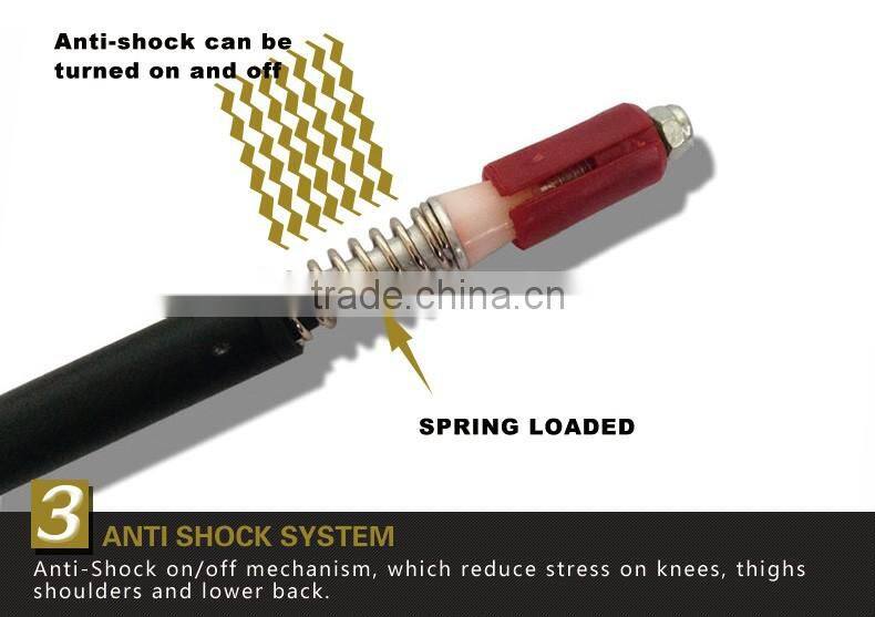 Telescopic Mountaineering Quick Lock Trekking Poles With Cork Handle