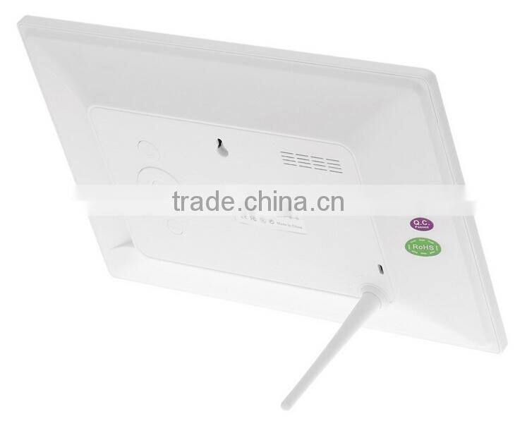 10.1inch WIFI HD TFT-LCD 1024 * 768 Digital Photo Frame Alarm Clock MP3 MP4 Video Player Support for Andorid System