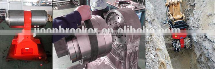 Hydraulic rotatory drum cutter for 16-25 ton excavator