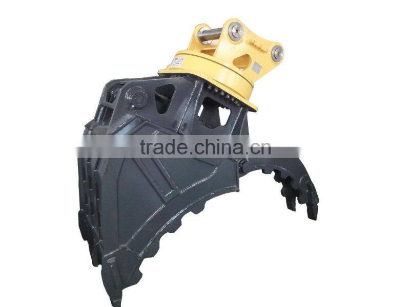 Excavator grab rotating bucket grapple for excavator 10tons