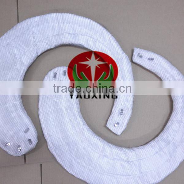 fireproof protection cover ceramic fiber shield for industry furnace heat insulation cover