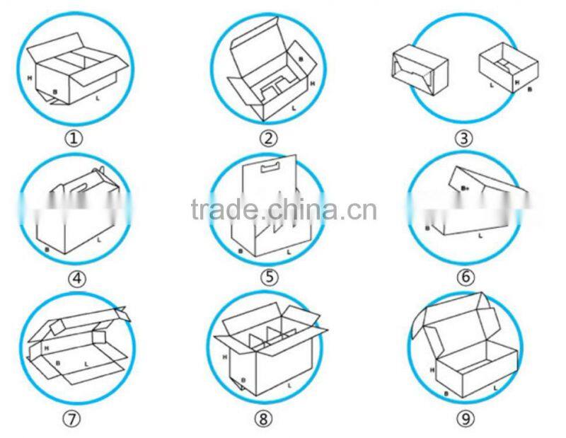 Recycled custom paper box wholesale