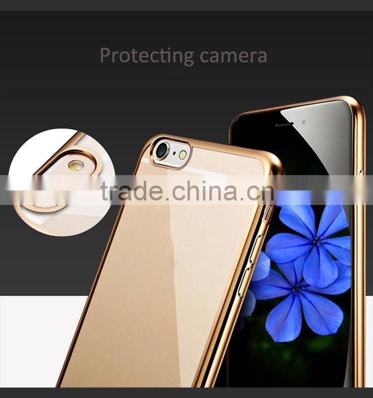 for iphone 2016 tpu electroplate with high quality and small MOQ