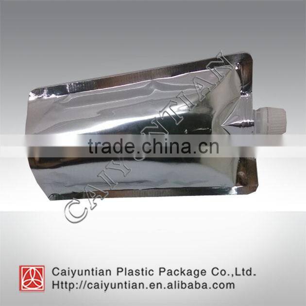 Special shape plastic packing bag for bath goods