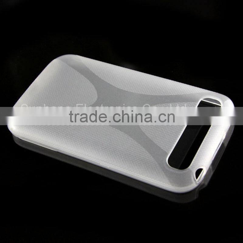 Neutral non-slip mate soft X wave TPU mobile cell phone cover case shell for Blackberry BB Classic Q20