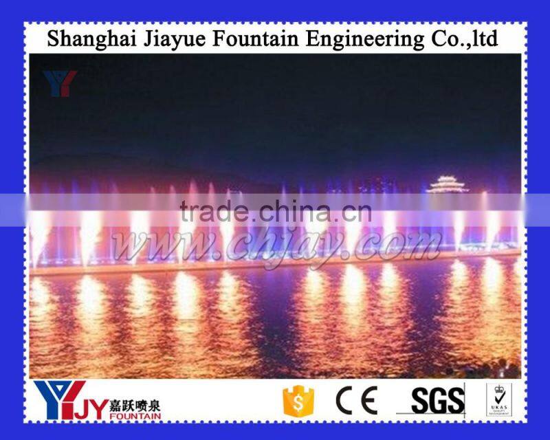 Water and fire fountain nozzle