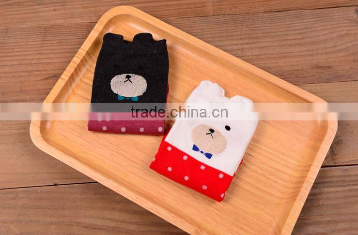 women knitting anti-slip cotton socks
