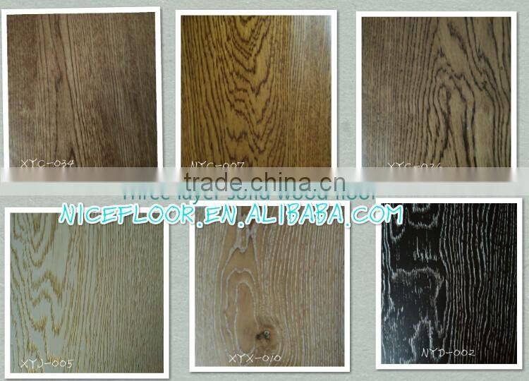 Three layer solid wood flooring ENGINEERED OAK WOOD
