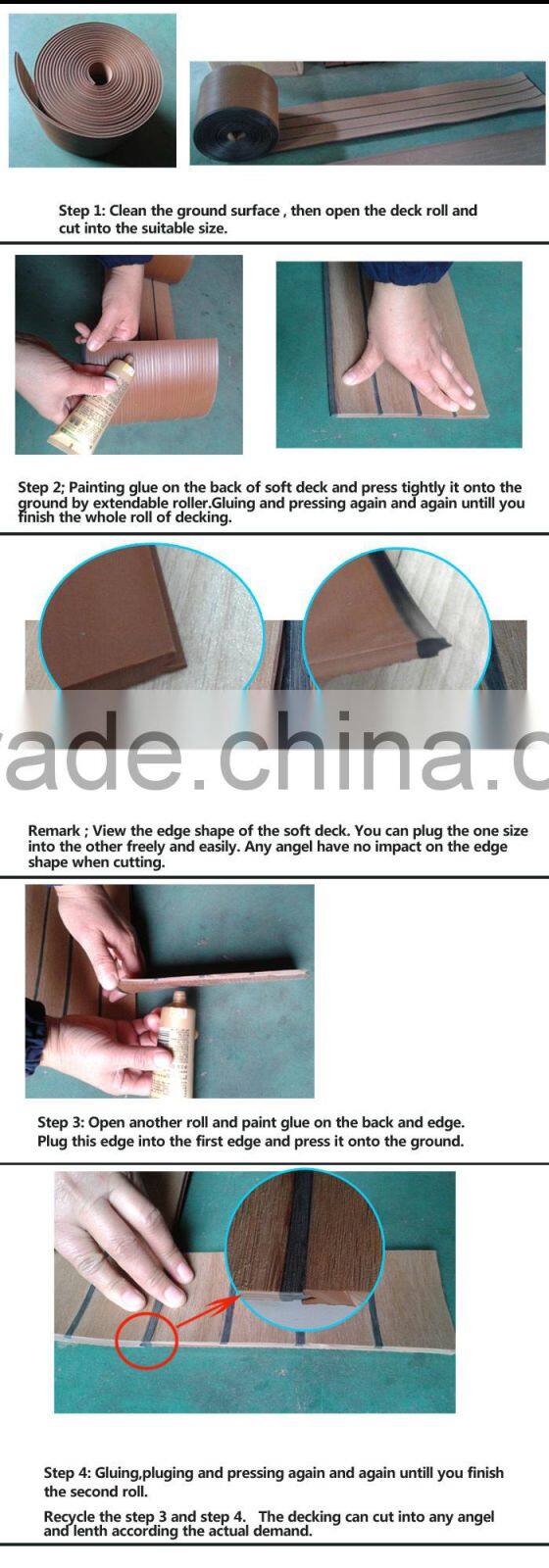 PVC ship decking floor