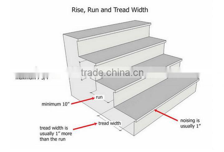brushed white oak stair treads