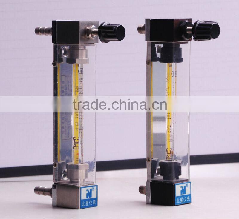 LZB cheap flow meter with thread connection/glass rotameter