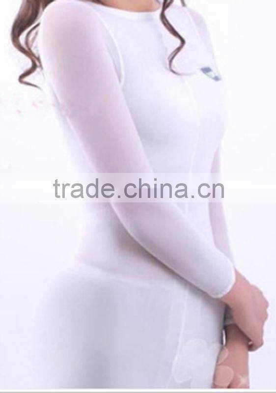 Factory Direct Selling!high quality odm oem slimming body suit for weight loss in salon /fashionable long sleeve body tights