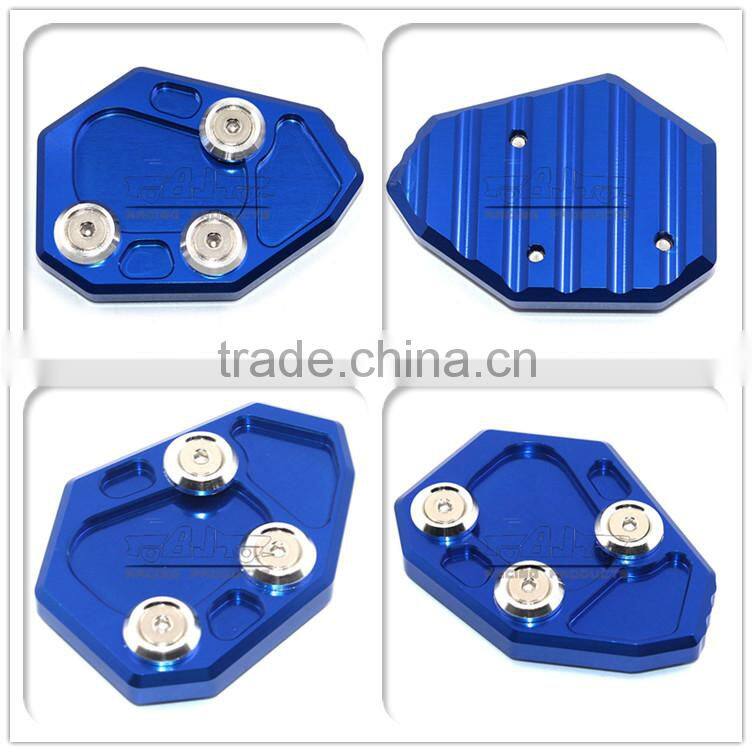 BJ-SSE-BM001 Performance CNC Aluminum Anodized Motorbike Motorcycle Side Stand Pad for BMW S1000RR 10-14