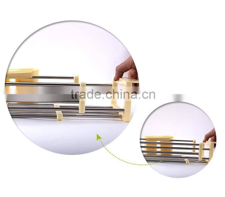 S/S+ABS+PP 16.5*40.2*9.5 Kitchen sink dish rack/dish drying rack/drying rack