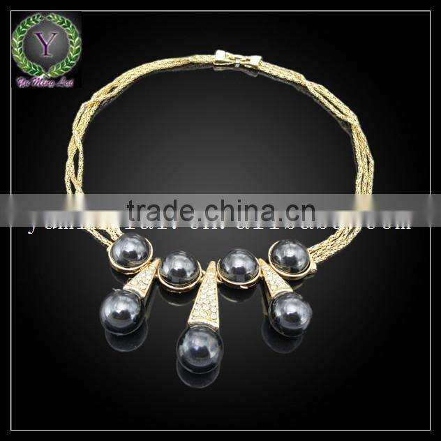 black color african coral beads jewelry set wholesale