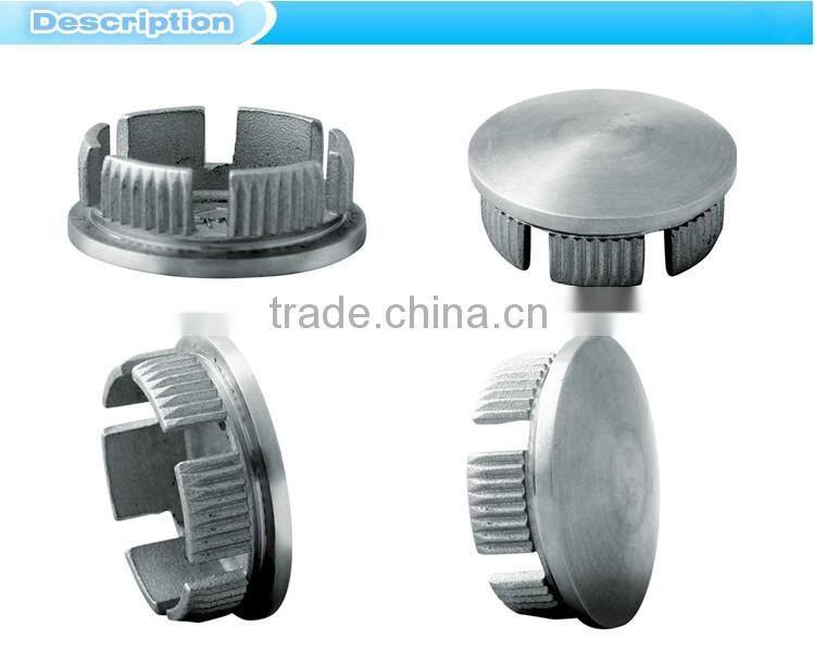 Stainless steel cheap price railing pipe end cap(EC-12)