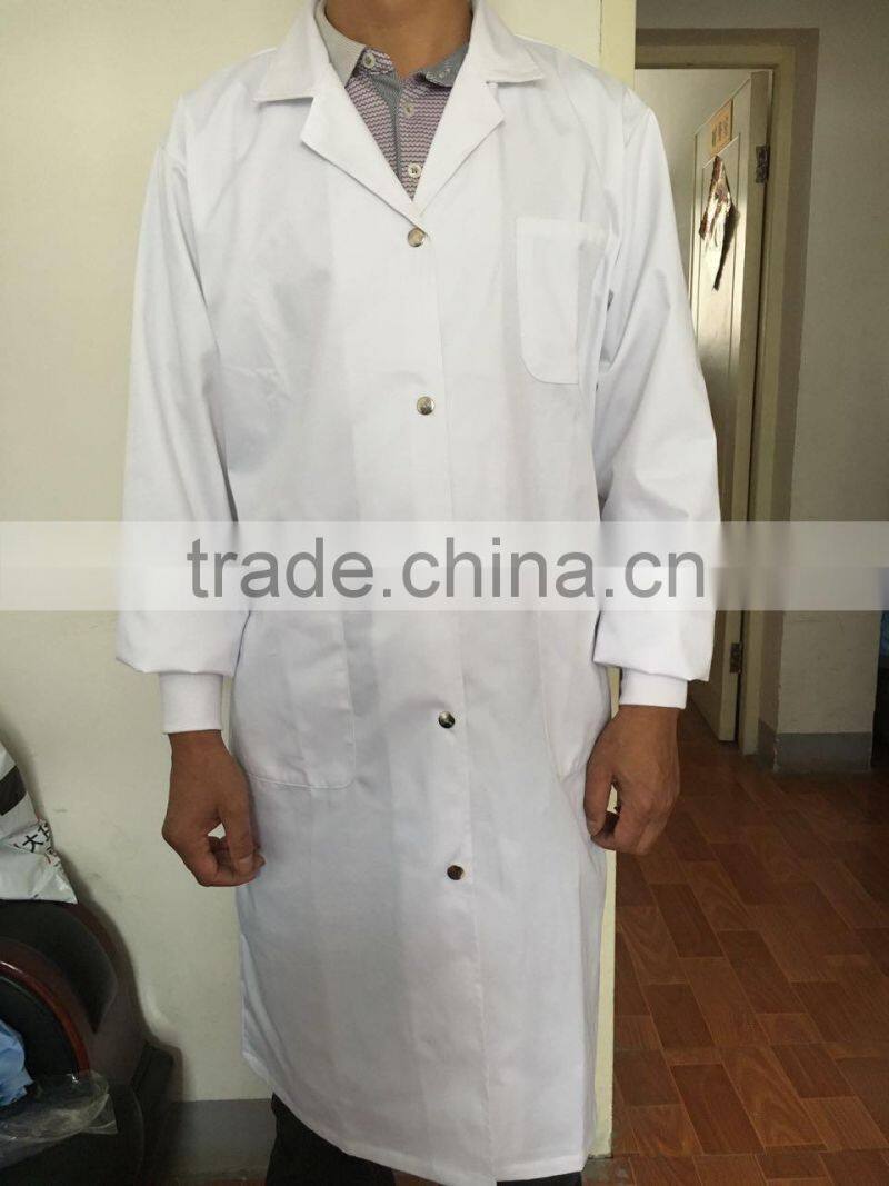 100% Cotton White Lab Coat Cotton