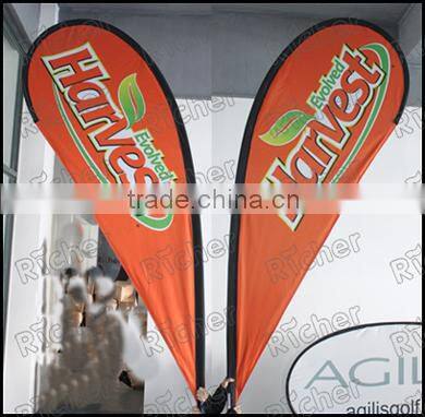Customized Knife flag/beach banner/feather flag flying banner