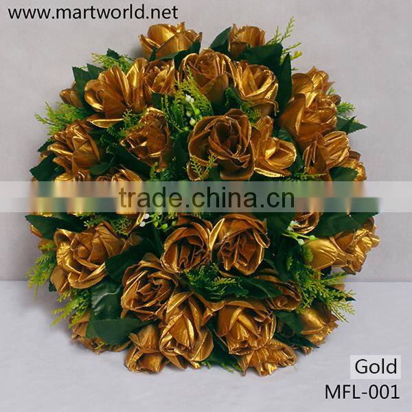 2016 artificial flower for wedding artificial flower Decorative rose bouquet for home,hotel,party,wedding decoration(MFL-001)