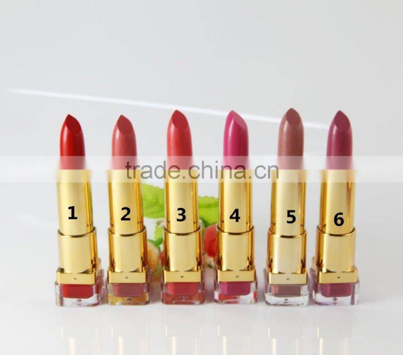 best quality long Lasting Moisturizing Lipstick Fashion Lipstick with 20 Different Gloss Red Colors
