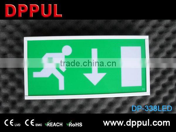 3.6V Back Battery IP20 LED Emergency Exit Light
