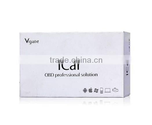 2014 Newest Vgate icar 2 proffesional Car Diagnostic tool elm 327 OBDII OBD2 scanner tool ELM327 Wifi support Android/ IOS/PC