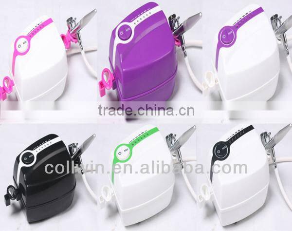 Airbrush Makeup System Foundation & Nail Spray Starter Kit Gravity Air Spray Gun, RECREATE THE FLAWLESS FILMSTAR FINISH AT HOME